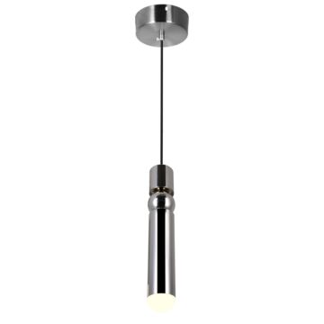 Chime LED Mini Pendant in Polished Nickel by CWI Lighting