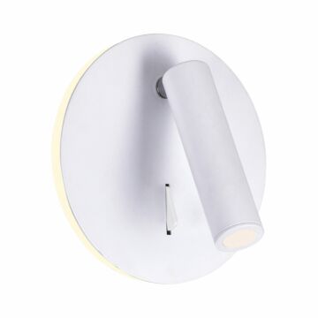 Private I LED Wall Sconce in Matte White by CWI Lighting