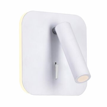 Private I LED Wall Sconce in Matte White by CWI Lighting