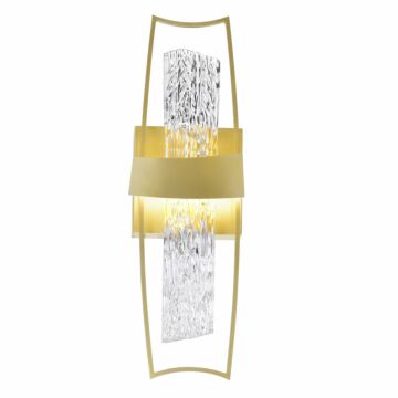 Guadiana LED Wall Sconce in Satin Gold by CWI Lighting