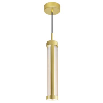 CWI Neva 3 in LED Integrated Satin Gold Pendant