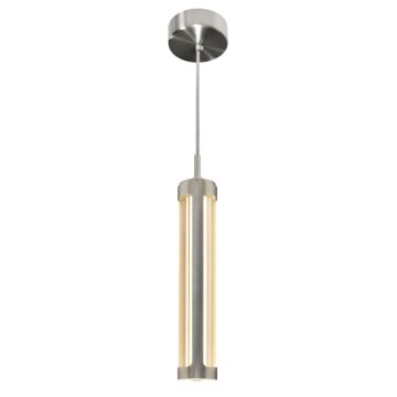 CWI Neva 3 in LED Integrated Satin Nickel Pendant