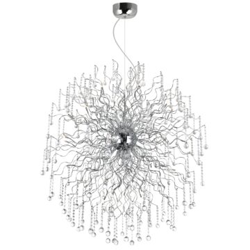 CWI Lighting Cherry Blossom 48 Light Chandelier with Chrome finish