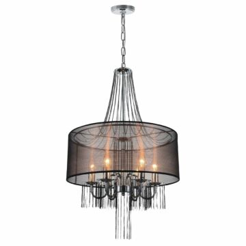 Amelia 6-Light Chandelier in Chrome