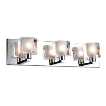 Tina Three Light Wall Sconce in Chrome by CWI Lighting