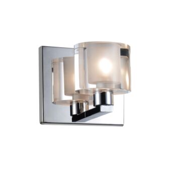Tina One Light Wall Sconce in Chrome by CWI Lighting