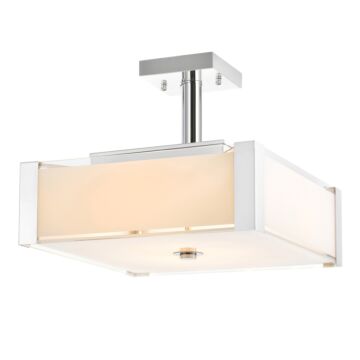 Lucie Three Light Chandelier in Chrome by CWI Lighting