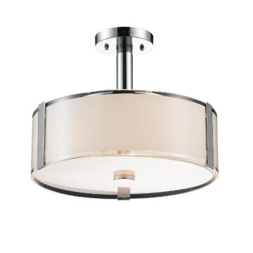 Lucie Four Light Chandelier in Chrome by CWI Lighting