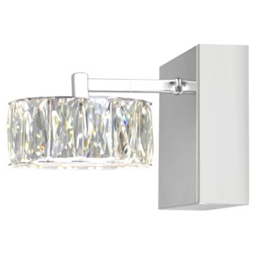 CWI Lighting Milan LED Bathroom Sconce with Chrome finish