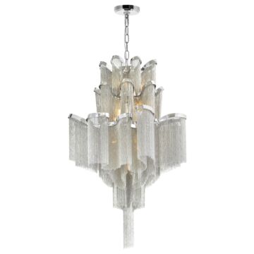 CWI Lighting Daisy 16 Light Down Chandelier with Chrome finish