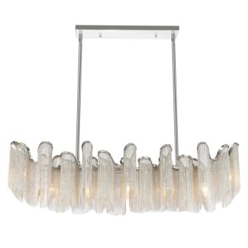 Daisy Seven Light Chandelier in Chrome by CWI Lighting