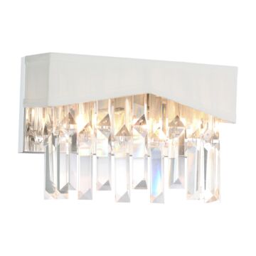 CWI Lighting Havely 2 Light Wall Sconce with Chrome finish