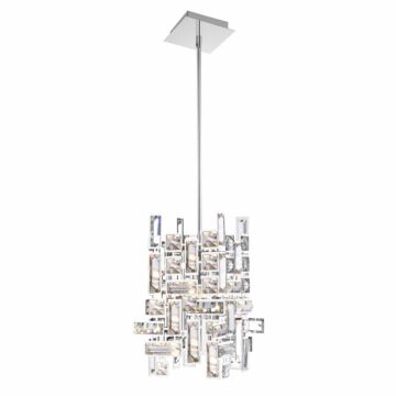 Arley One Light Mini Chandelier in Chrome by CWI Lighting
