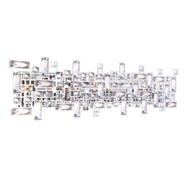 Arley Eight Light Vanity in Chrome by CWI Lighting