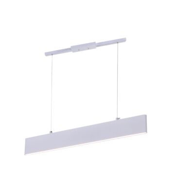 CWI Lighting Krista LED Chandelier with Satin White Finish