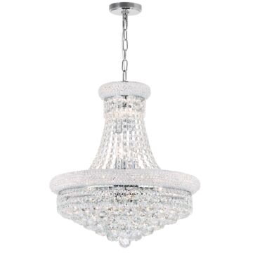 Empire 14 Light Chandelier in Chrome by CWI Lighting