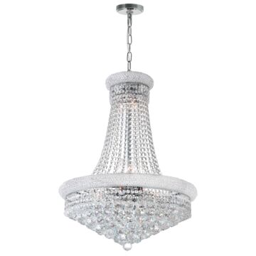 Empire 17 Light Chandelier in Chrome by CWI Lighting