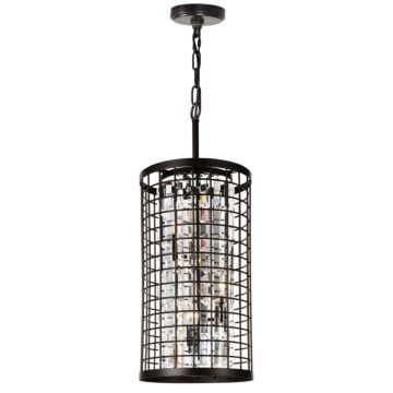 Meghna Four Light Chandelier in Brown by CWI Lighting