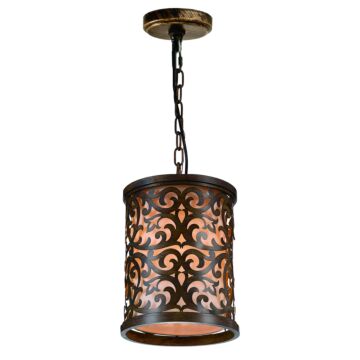 Nicole One Light Mini Pendant in Brushed Chocolate by CWI Lighting