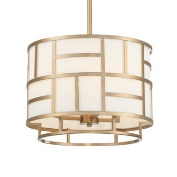 Danielson Four Light Chandelier in Vibrant Gold by Crystorama