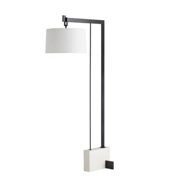 Piloti One Light Floor Lamp in Faux Marble by Arteriors