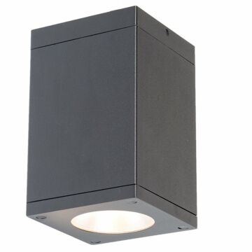 Cube Arch LED Flush Mount in Graphite by W.A.C. Lighting