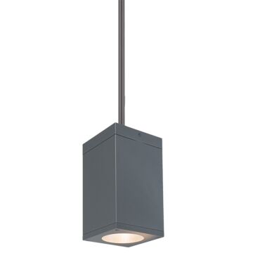 Cube Arch LED Pendant in Graphite by W.A.C. Lighting