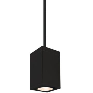 Cube Arch LED Pendant in Black by W.A.C. Lighting