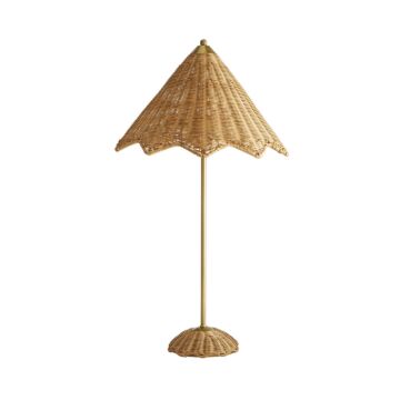 Parasol Two Light Table Lamp in Natural by Arteriors