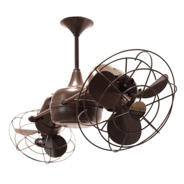 Duplo-Dinamico 36 39" Ceiling Fan in Bronzette