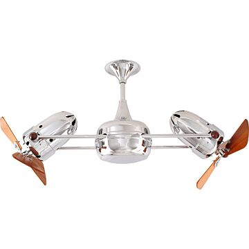 Duplo-Dinamico 36" Ceiling Fan in Polished Chrome