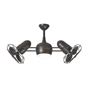 Dagny 1-Light 41 40" Ceiling Fan in Textured Bronze