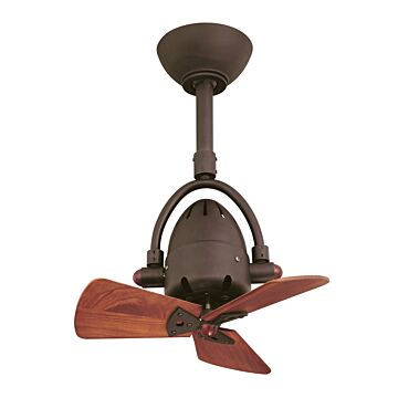 Diane 16" Ceiling Fan in Textured Bronze