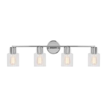 Sayward Four Light Bath in Chrome by Visual Comfort Studio