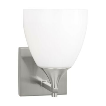 Toffino One Light Wall Sconce in Brushed Steel by Visual Comfort Studio