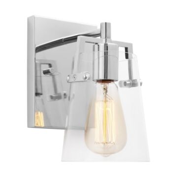 Crofton One Light Wall Sconce in Chrome by Visual Comfort Studio