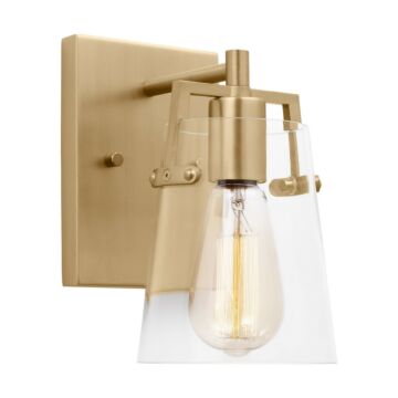 Crofton One Light Wall Sconce in Satin Brass by Visual Comfort Studio
