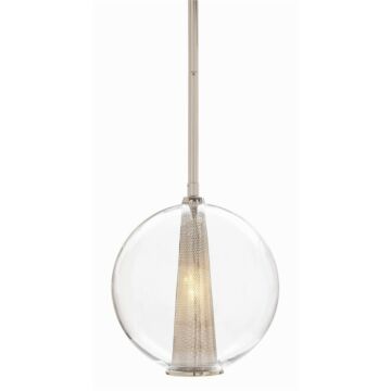 Caviar One Light Pendant in Clear by Arteriors