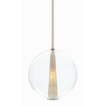 Caviar One Light Pendant in Clear by Arteriors