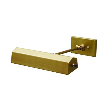 Library Light One Light Wall Sconce in Weathered Brass by House of Troy