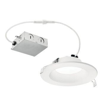 Direct To Ceiling Recessed LED Recessed Downlight in Textured White by Kichler