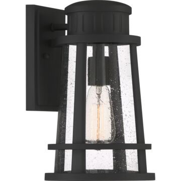 Dunham One Light Outdoor Lantern in Earth Black by Quoizel