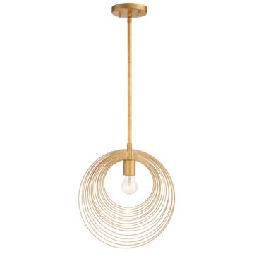 Doral One Light Pendant in Renaissance Gold by Crystorama