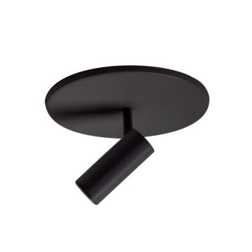 Downey LED SemiFlush Mount in Black by Kuzco Lighting