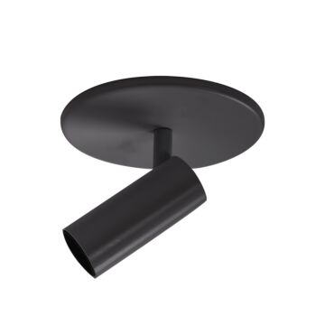 Downey LED SemiFlush Mount in Black by Kuzco Lighting