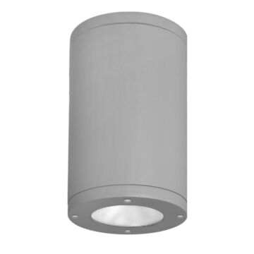 Tube Arch 1-Light LED Flush Mount Ceiling Light in Graphite