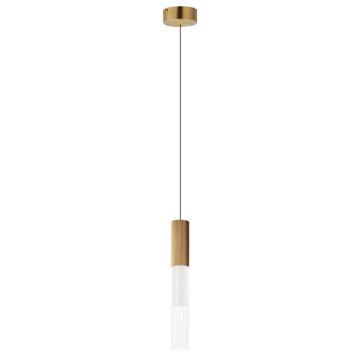 Reeds LED Pendant in Gold by ET2