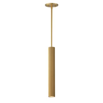 Reeds LED Pendant in Gold by ET2