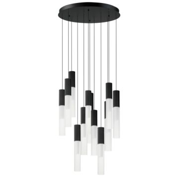 Reeds LED Pendant in Black by ET2