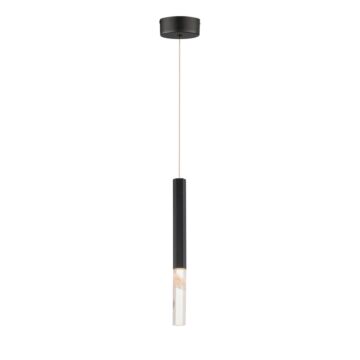 Diaphane LED Pendant in Black by ET2